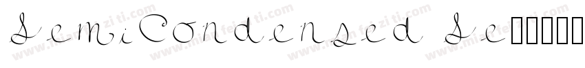 SemiCondensed Se字体转换